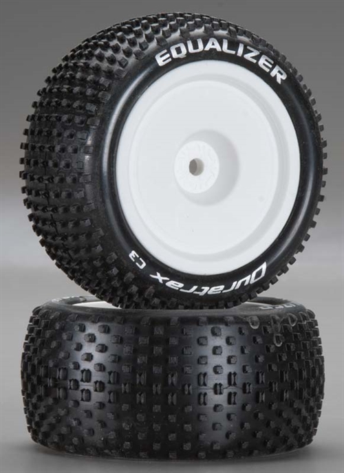 Equalizer 1/10 Buggy Tire 4WD Rear C3 Mtd Kyo Losi (2)