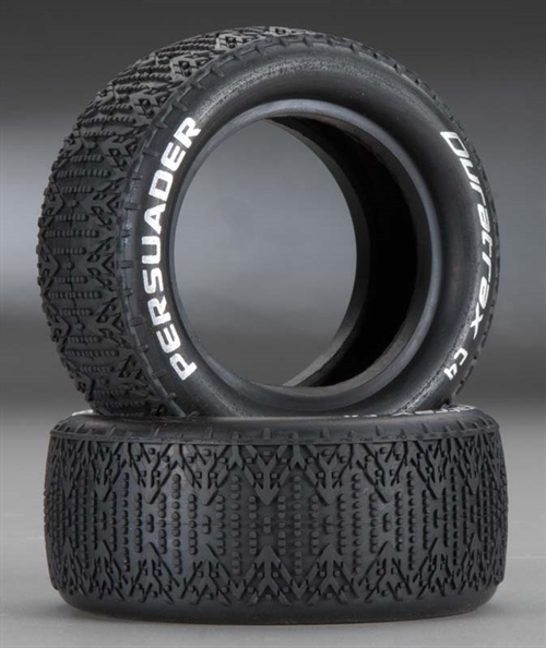 Persuader 1/10 Buggy Tire Front 4WD C4 Clay (2)