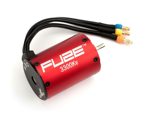 Fuze 1/10 4-pole Brushless Motor: 3300Kv
