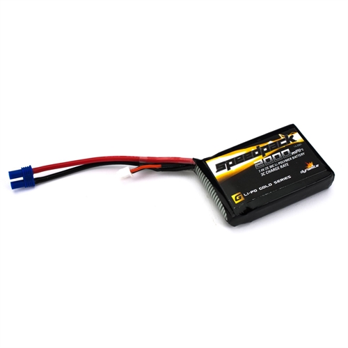 7.4V 2000mAh 2S 30C LiPo w/EC3: Minis