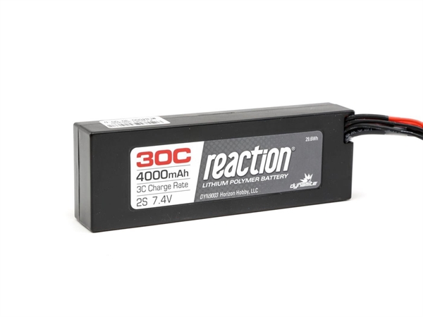 7.4V 4000mah 2S 30C LiPo Hardcase: TRA