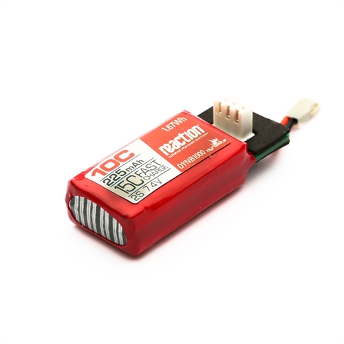 Reaction 7.4V 225mA 2S 10C HyperCharge LiPo