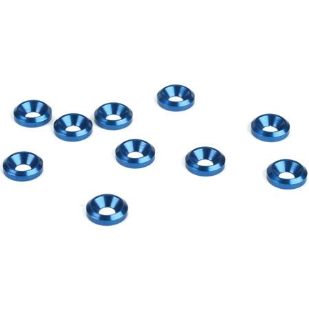 3MM Countersunk Washer, Blue (10)