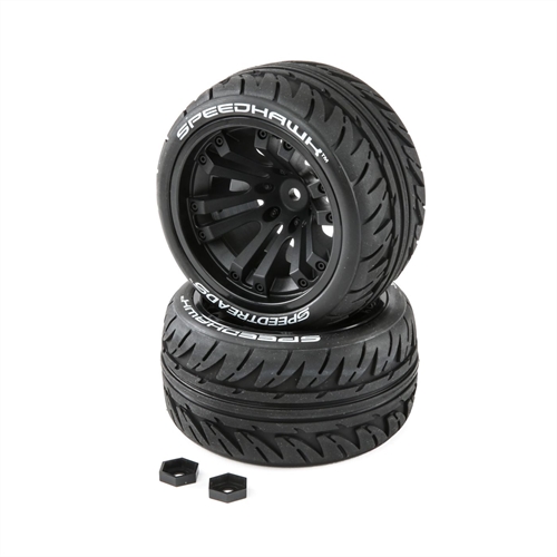 SPEEDTREADS Speedhawk 1/10 ST/MT Tires MNTD (2)