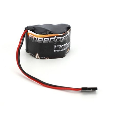 6V 1700mAh NiMH Receiver Pack, 3+2 Hump