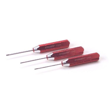 Machined Hex Driver Metric Set Red