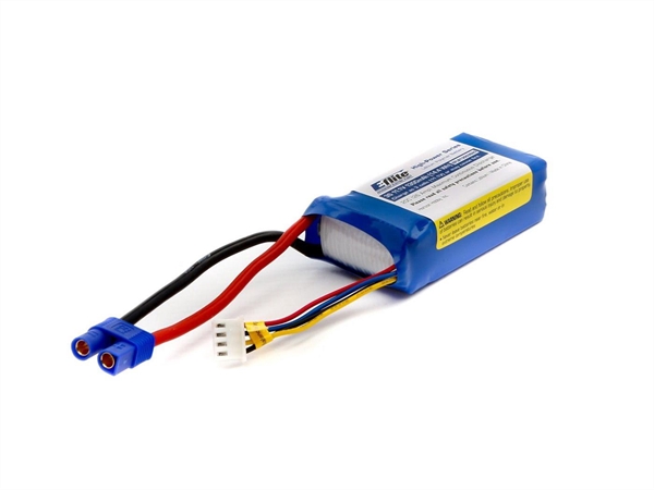 1300mAh 3S 11.1V 20C LiPo w/EC3