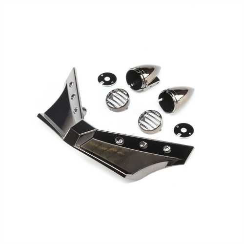 FR Bumper and Headlights, BLKChrome: 1.9 Doomsday
