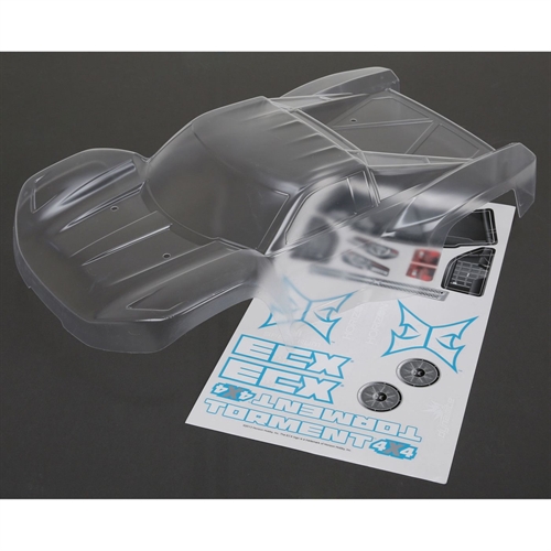 Body , Clear: 1:10 2wd & 4wd Torment