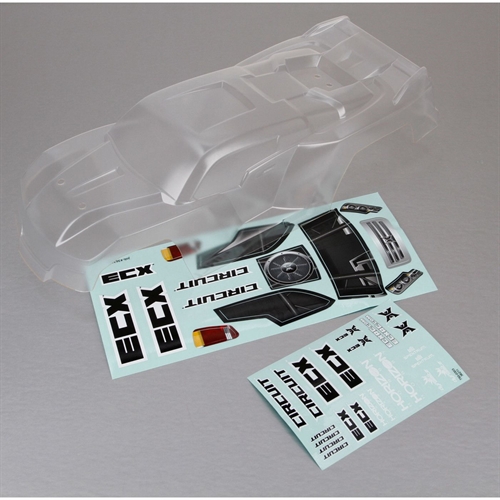 Body, Clear: 1:10 2wd Circuit