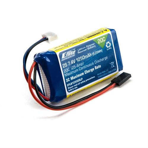 LiPo Rx Pack 1250mAh