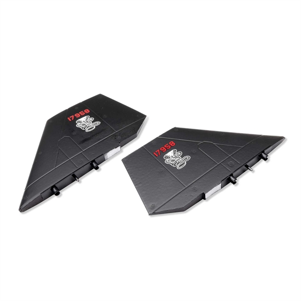 Fin Set; Black: SR-71 Twin 40mm EDF