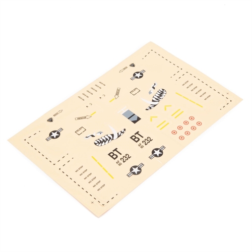 Decal sheet: UMX A-10 BL