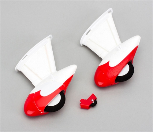 Landing Gear and Tail Wheel Set: UMX Gee Bee R2