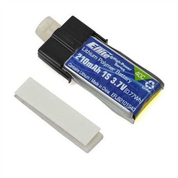 210mAh 1S 3.7V 40C LiPo Battery