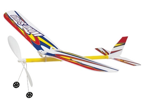 Wind Seeker Rubber Band Glider