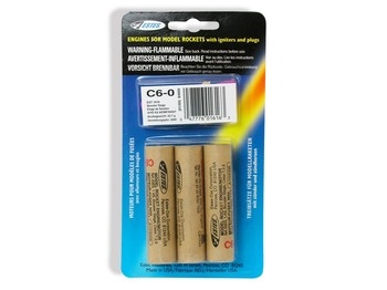 Rocket motors C6-0 Pk3