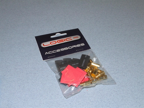 6.0mm Gold Bullet  Connectors 10prs