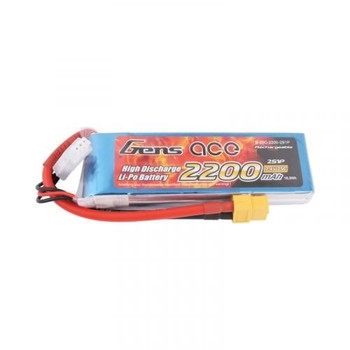 Li-Po 2S 7.4V 2200mAh 25C with XT60
