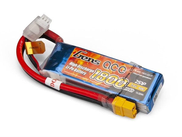 Li-Po 2S 7.4V 1800mAh 40C with XT60