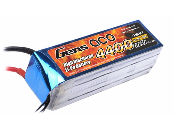 Li-Po 4S 14.8V 4400mAh 35C with T-Type