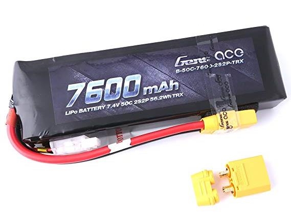 Li-Po Car 2S2P 7.4V 7600mAh 50C with XT90