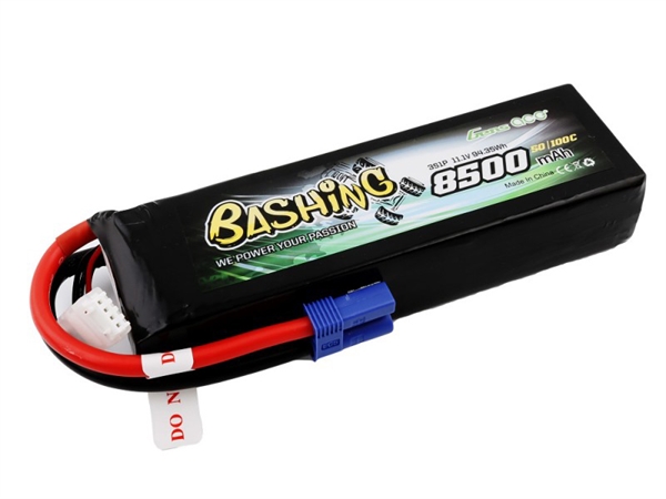 Li-Po Car 3S 11.1V 8500mAh 50C with EC5