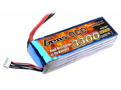 Li-Po 4S 148V 3300mAh 25C with T-Type