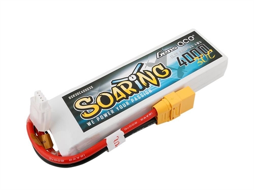 Li-Po 4S 148V 4000mAh 30C Soaring with EC5