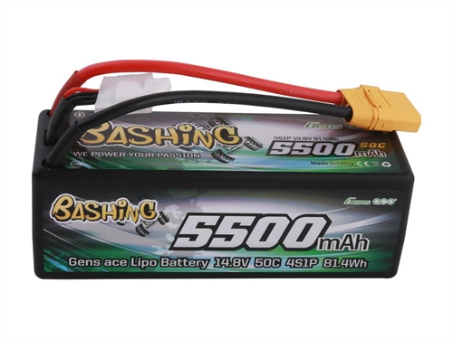 Li-Po Car Hard Case 4S 148V 5500mAh 50C with XT90