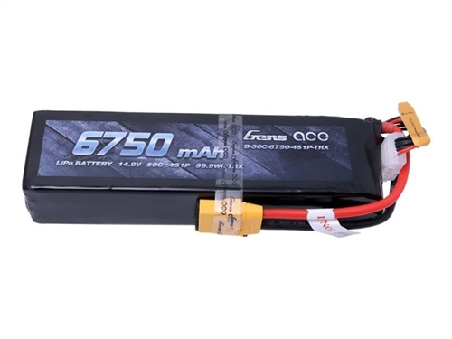 Li-Po Car 4S 148V 6750mAh 50C with XT90