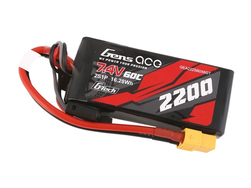 Li-Po Car G-Tech 2S 7.4V 2200mah 60C with XT61