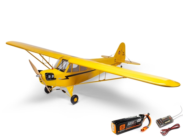 J-3 Cub 10cc EP PNP, 82.5" with Receiver and Battery Combo