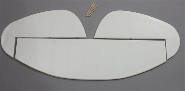 Stabilizer & Elevator Set: 1/4 Super Cub