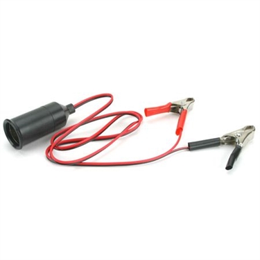 Alligator Clip: 12V Lighter Adapter