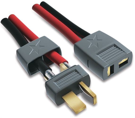 Star Plug Male/Female 1 Pair