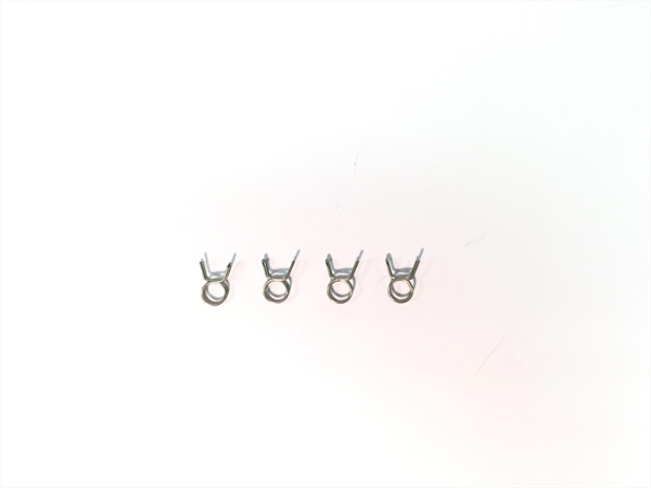 Fuel Tubing Clips 5.5mm diameter (Pk4)