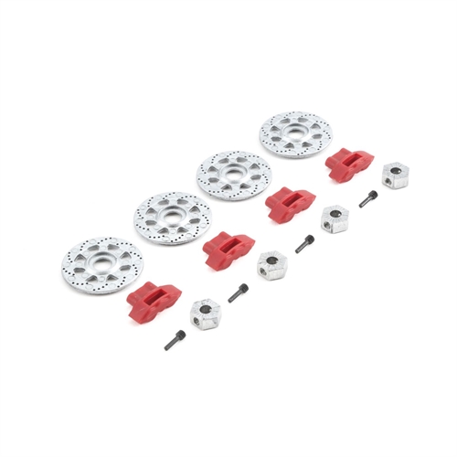 Hex, Rotor, Caliper & Pin Set (4): Baja Rey
