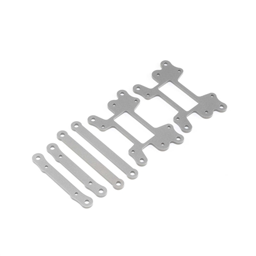 Hinge Pin Brace Set, Hard Anodized:  LST 3XL-E
