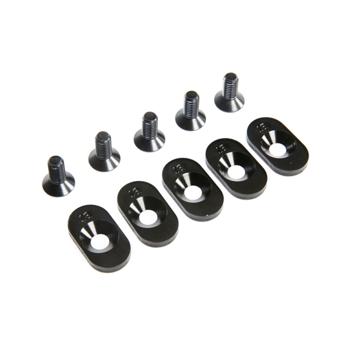 EngineMntInsert&Screws, BLK, 18T(5): 5ive-T 2.0