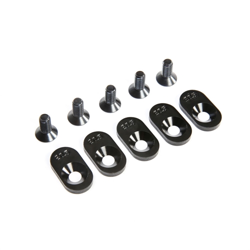 EngineMntInsert&Screws, BLK, 20.5T(5): 5ive-T 2.0
