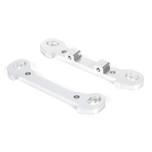 Rear Hinge Pin Braces, Aluminum, Silver(2): MTXL