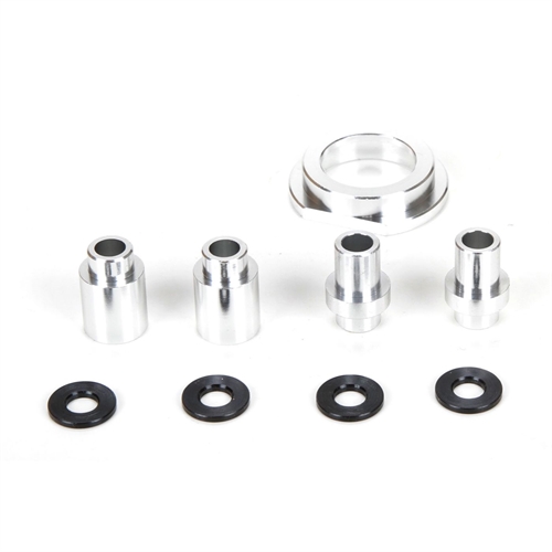 Engine Mount Spacer & Clutch Mount, AL, Slvr: MTXL