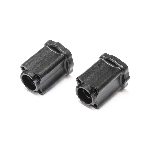 Aluminum Axle Mount Rear, 0deg, Black: Mini LMT