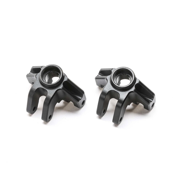 Aluminum Steering Spindle Set, Black: Mini LMT