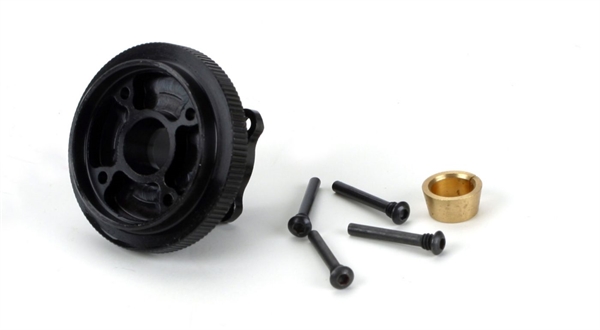 Flywheel & Collet, Steel, 4 Shoe: 8B, 8T