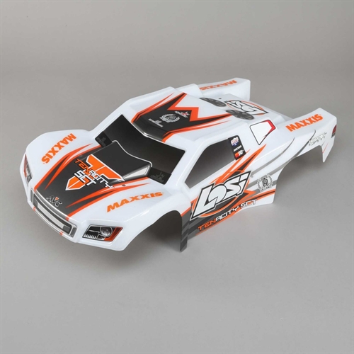 Body Set, Painted: TENACITY SCT WHITE/ORANGE