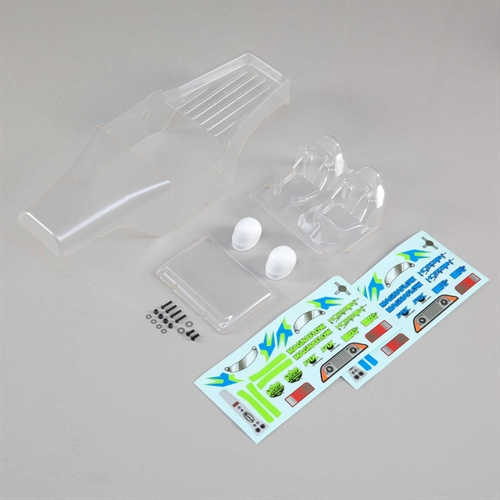 Body Set w/ Driver Insert, Clear:Nightcrawler S.E.