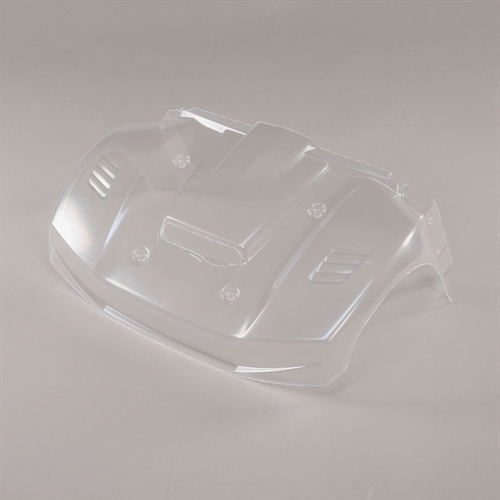 Front Hood section, Clear: 5ive-T 2.0