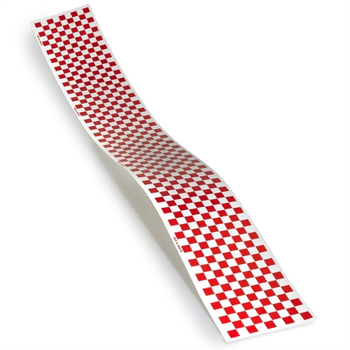 MonoKote Trim Red/White Checkerboard